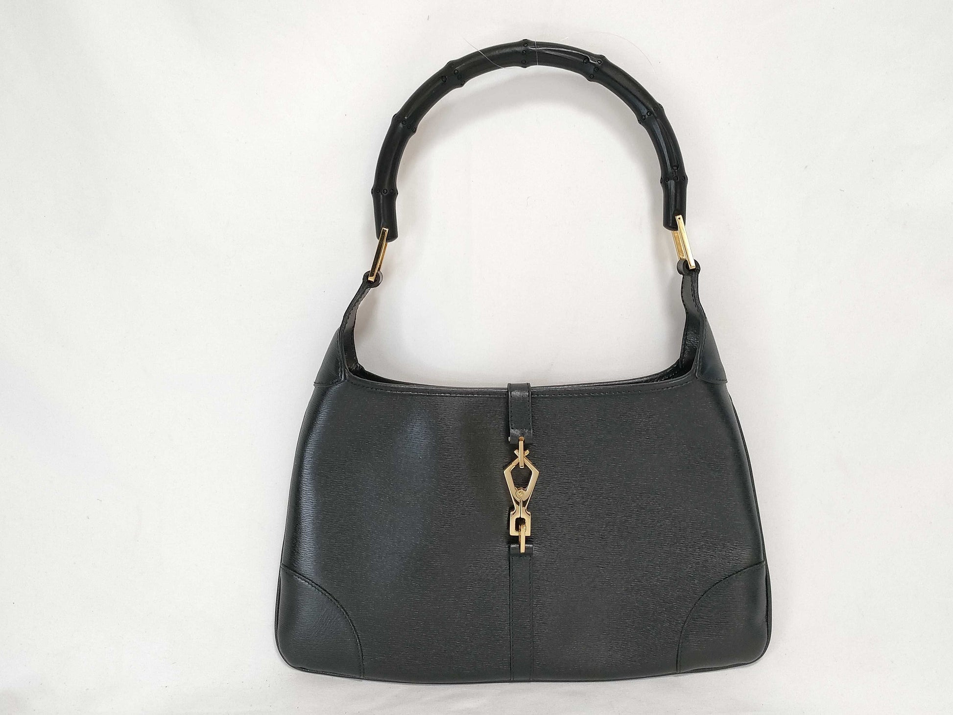 GUCCI Bamboo Kandinsky Bamboo Leather Shoulder Bag