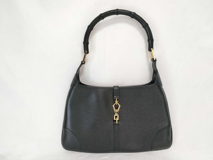 GUCCI Bamboo Kandinsky Bamboo Leather Shoulder Bag