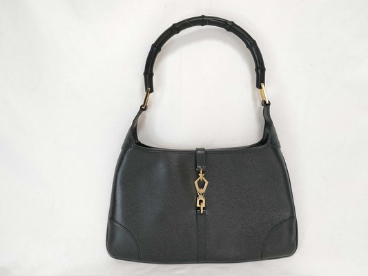 GUCCI Bamboo Kandinsky Bamboo Leather Shoulder Bag