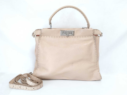 FENDI Selleria Peekaboo Handbag