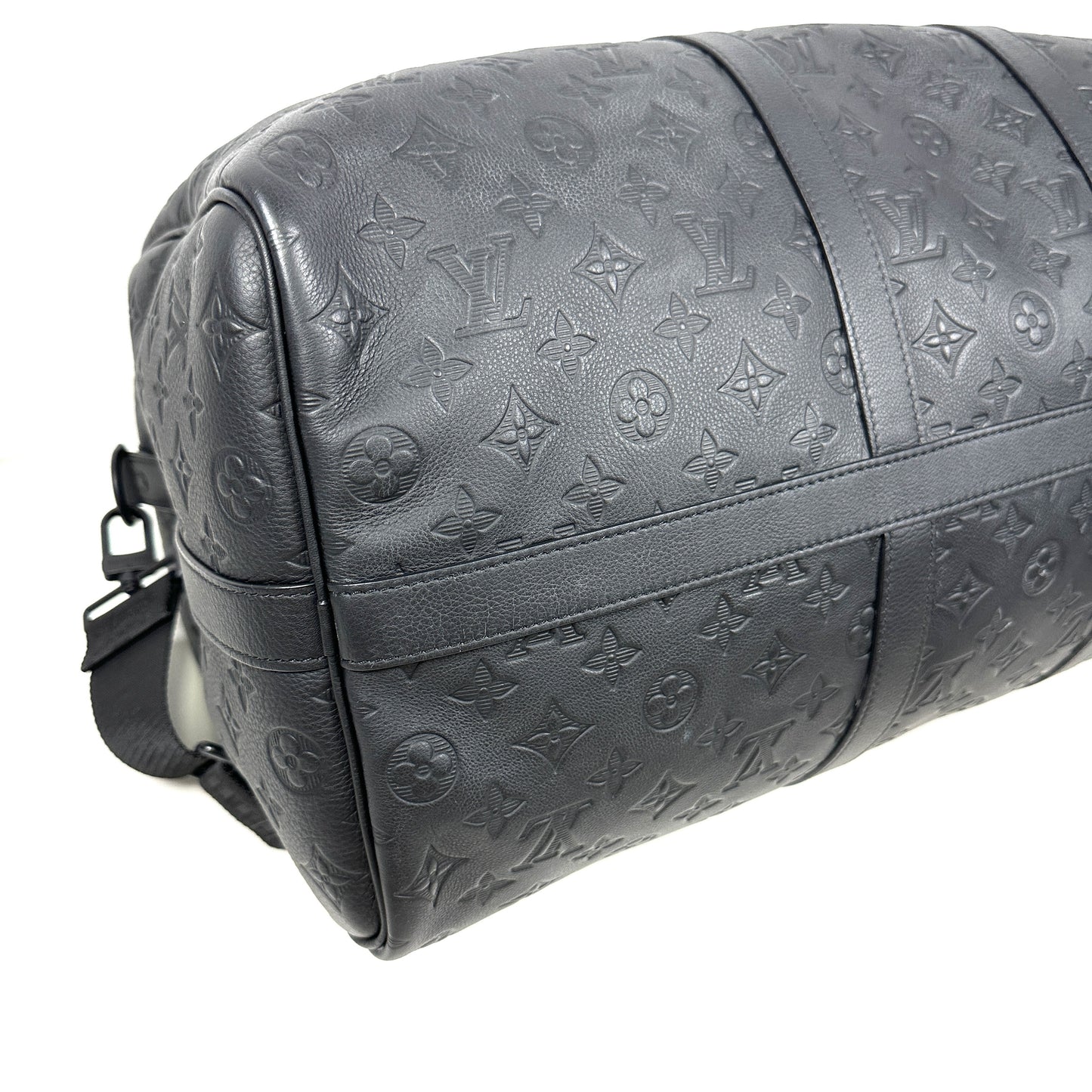 LOUIS VUITTON Boston Bag M44810 2024 Monogram Shadow Keepall Bandouliere 50 Boston Bag
