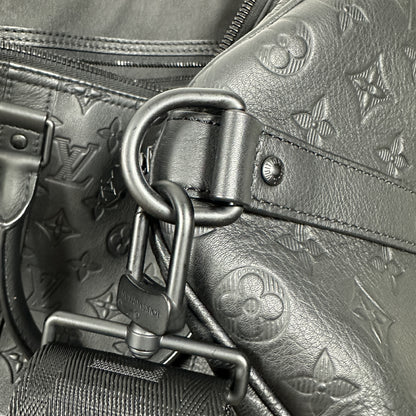 LOUIS VUITTON Boston Bag M44810 2024 Monogram Shadow Keepall Bandouliere 50 Boston Bag
