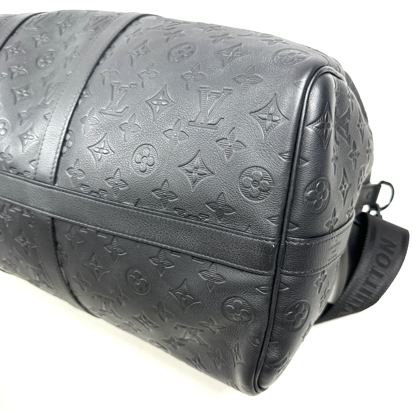 LOUIS VUITTON Boston Bag M44810 2024 Monogram Shadow Keepall Bandouliere 50 Boston Bag