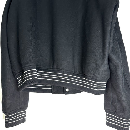 AMIRI BONES VARSITY JACKET Bone Varsity Wool Blouson Jacket 54 Jacket
