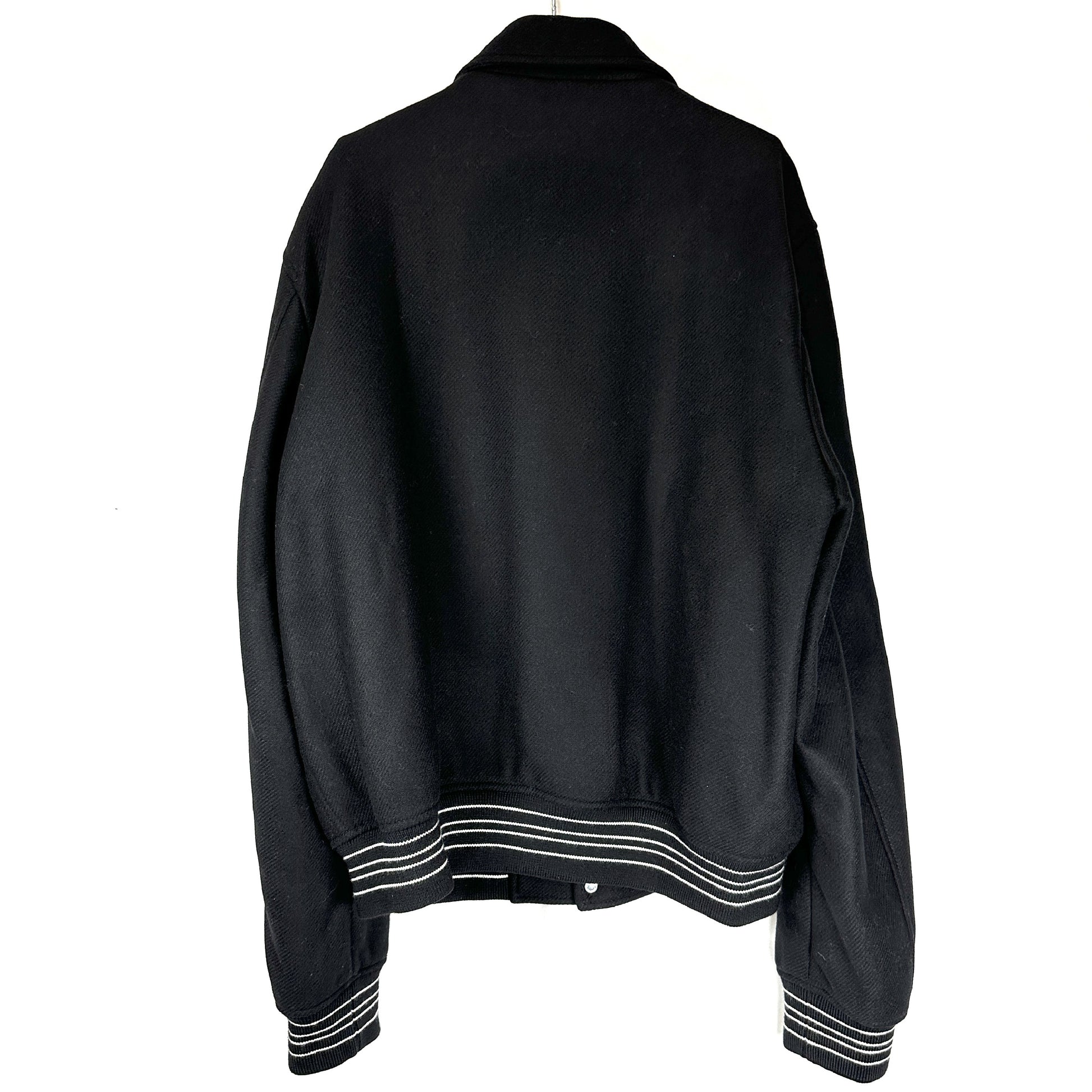 AMIRI BONES VARSITY JACKET Bone Varsity Wool Blouson Jacket 54 Jacket