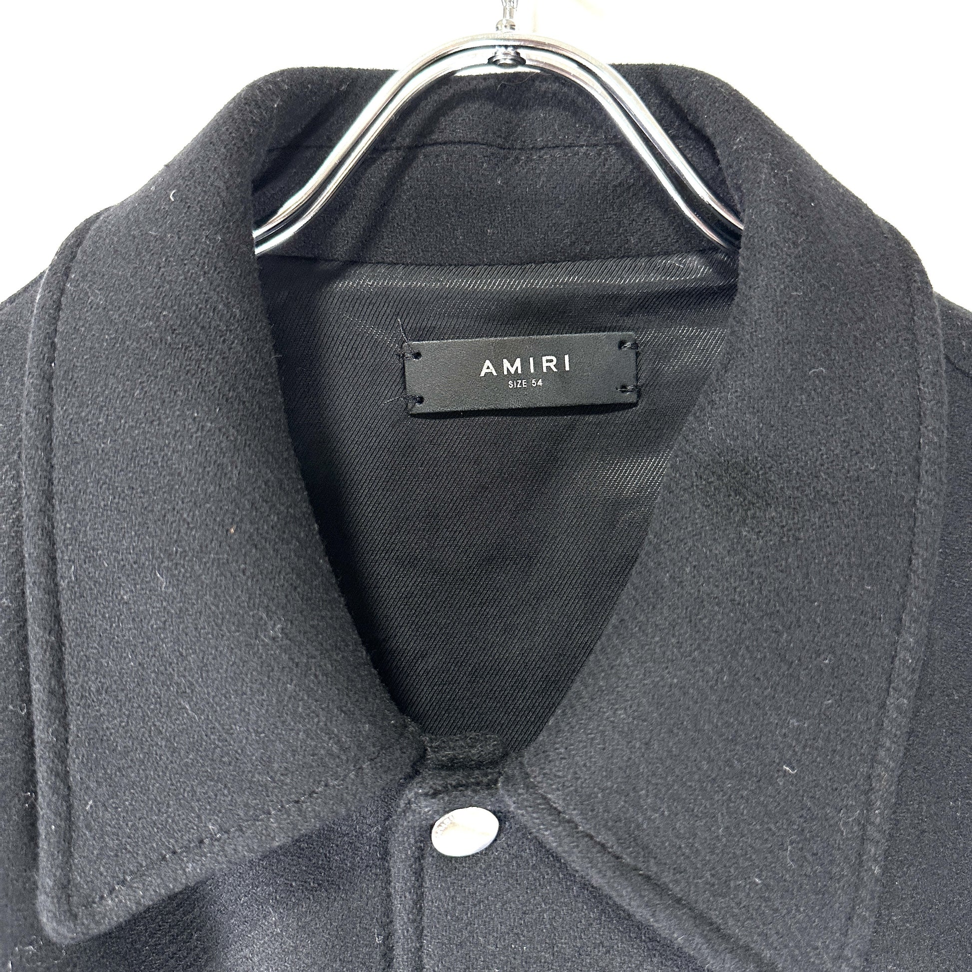 AMIRI BONES VARSITY JACKET Bone Varsity Wool Blouson Jacket 54 Jacket