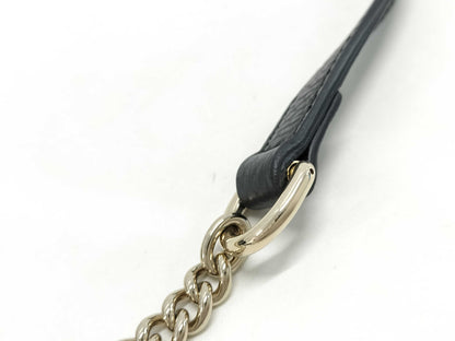 GUCCI GUCCI Chain Shoulder Bag Interlocking G 510304 Black with Gold Hardware and Leather 525040 Shoulder Bag