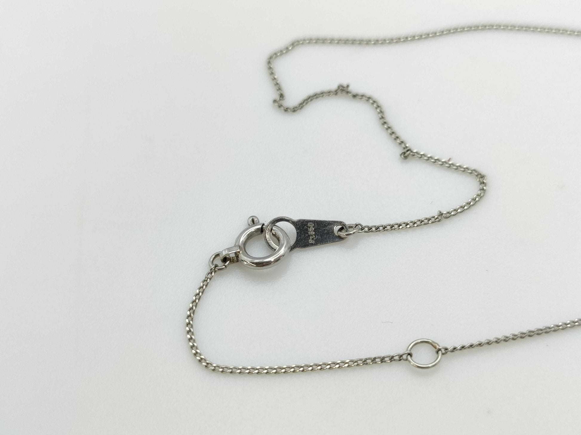 D0.33ct PT900/850 2.4g Necklace 