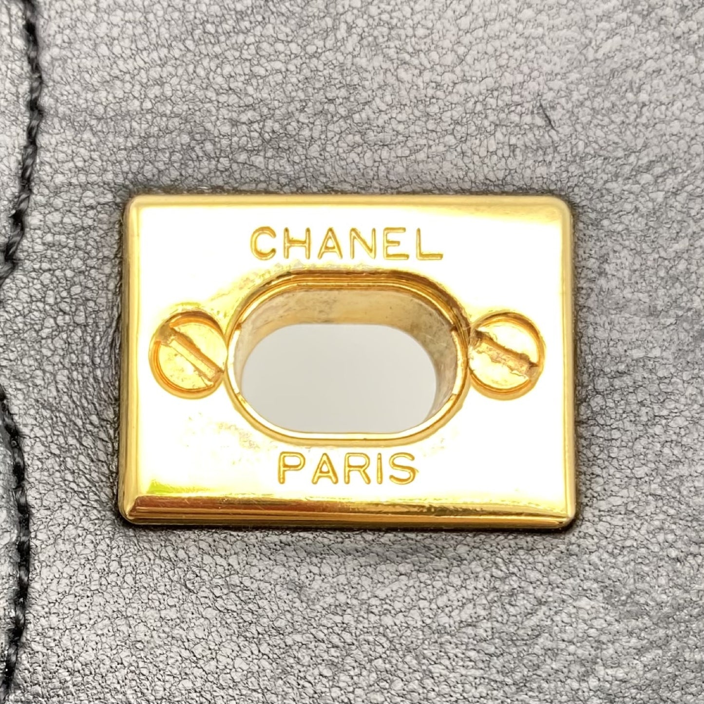 CHANEL Matelasse Turnlock Coco Mark Lambskin Chain Shoulder Bag with Pouch