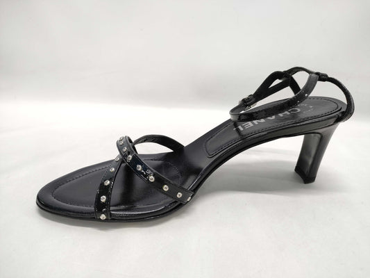 CHANEL CHANEL Coco Mark Stud Sandals Size 36 1/2