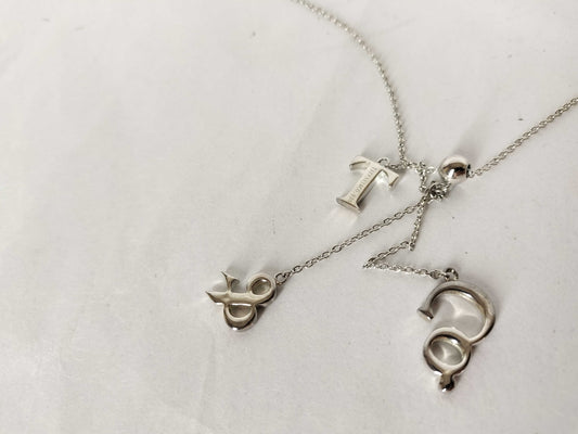 Tiffany & Co. TIFFANY & Co. Tiffany T&CO Icon Logo Charm Necklace in Sterling Silver