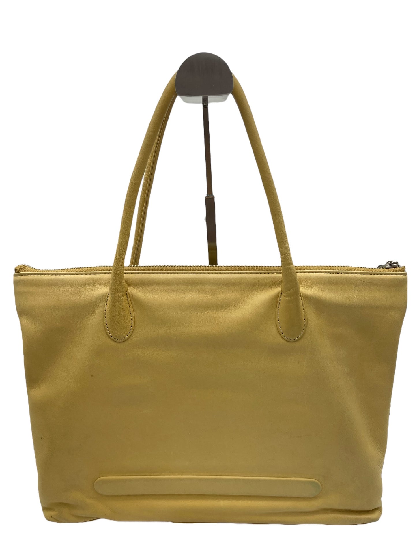 ISSEY MIYAKE ISSEY MIYAKE Genuine Leather Handbag Beige