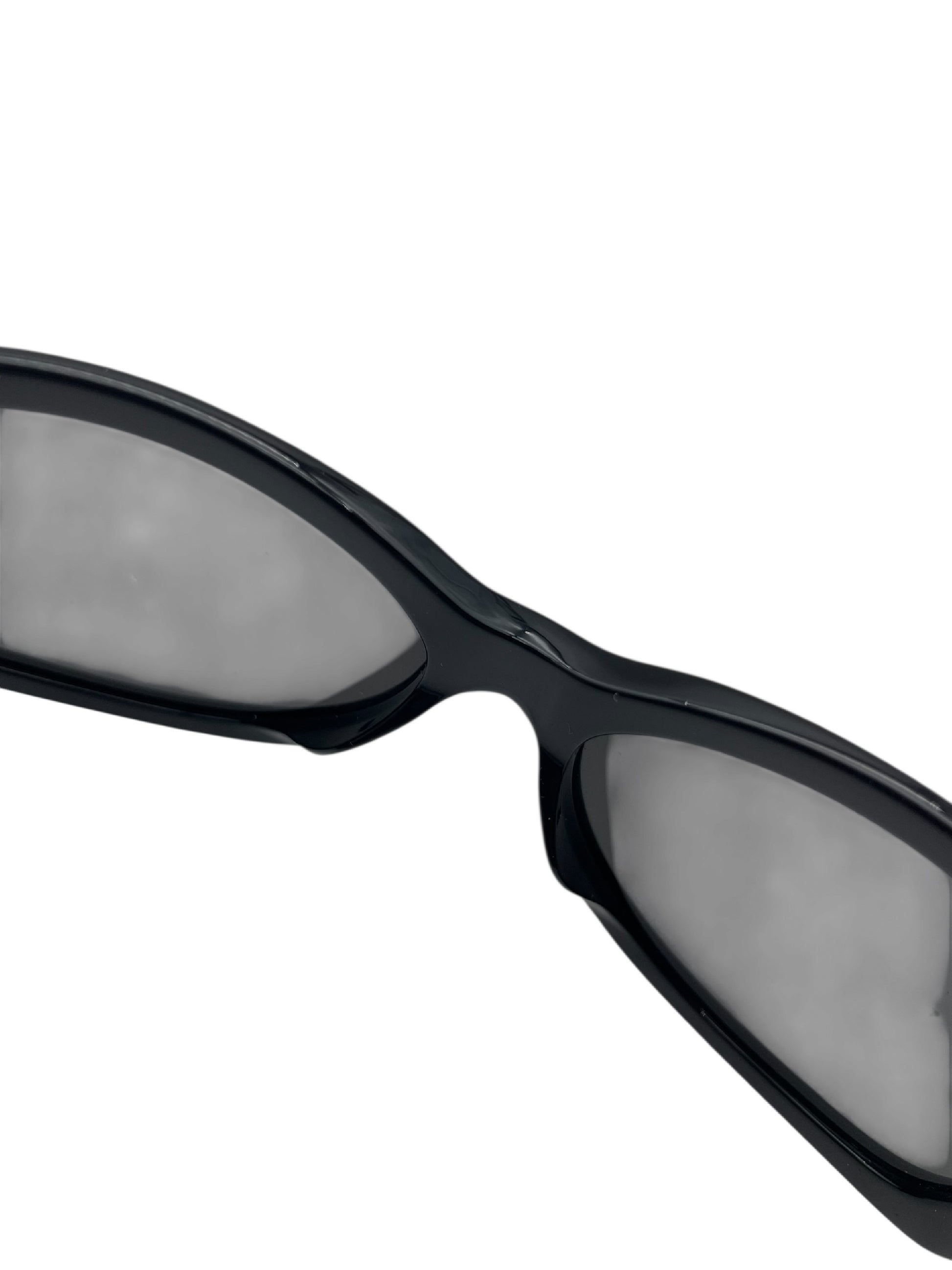  VERSACE VERSACE Versace sunglasses with rhinestones, black, with case. Sunglasses and eyeglasses.