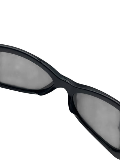  VERSACE VERSACE Versace sunglasses with rhinestones, black, with case. Sunglasses and eyeglasses.