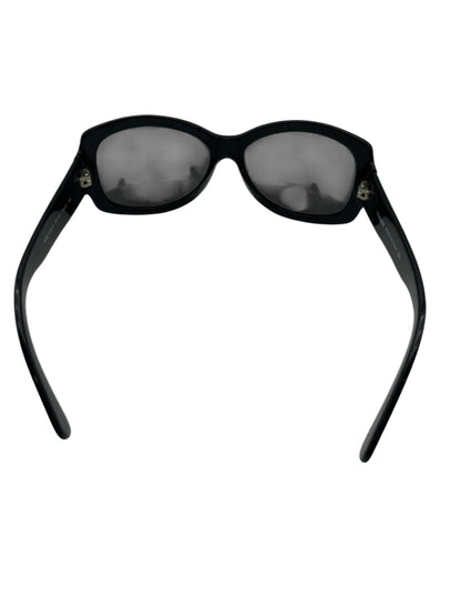  VERSACE VERSACE Versace sunglasses with rhinestones, black, with case. Sunglasses and eyeglasses.
