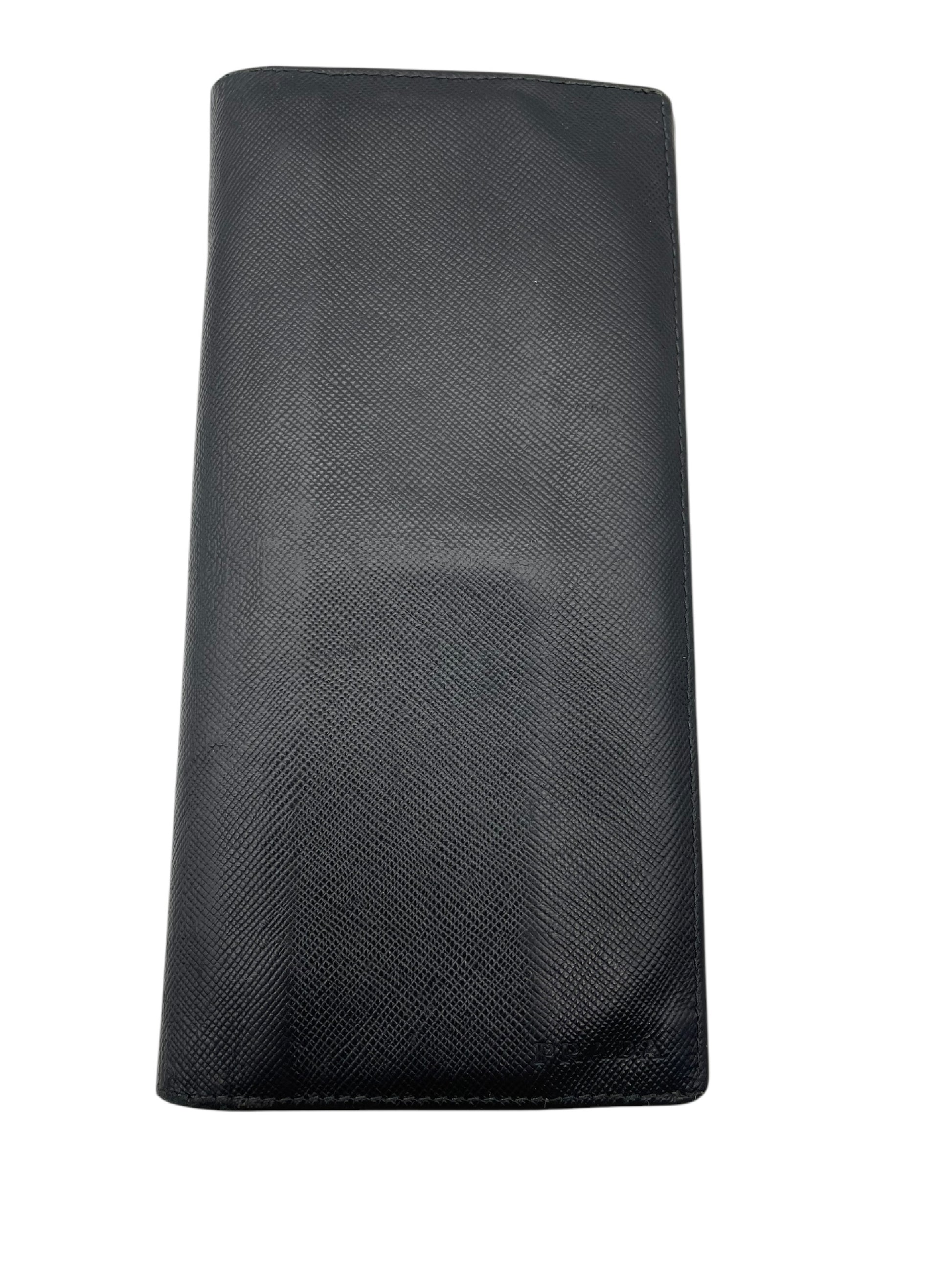 PRADA PRADA Prada long wallet black wallet