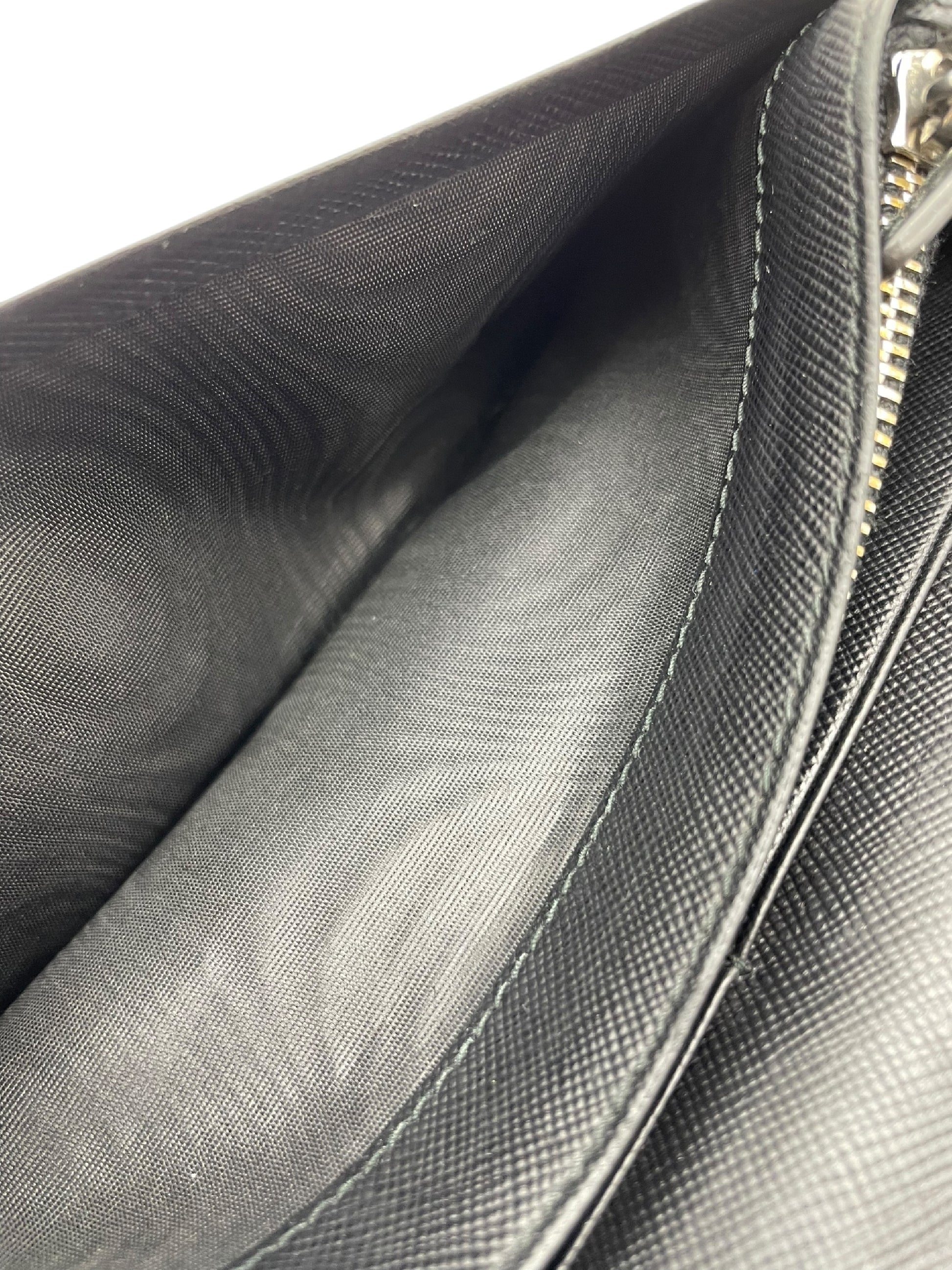 PRADA PRADA Prada long wallet black wallet