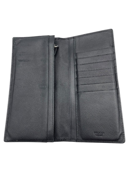 PRADA PRADA Prada long wallet black wallet