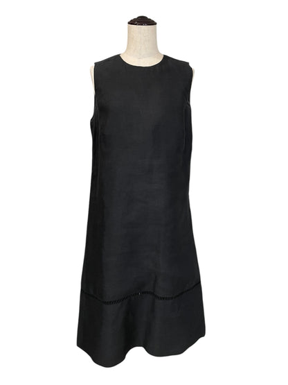 CELINE CELINE Dress, 100% Linen, Black, Made in France