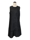 CELINE CELINE Dress, 100% Linen, Black, Made in France