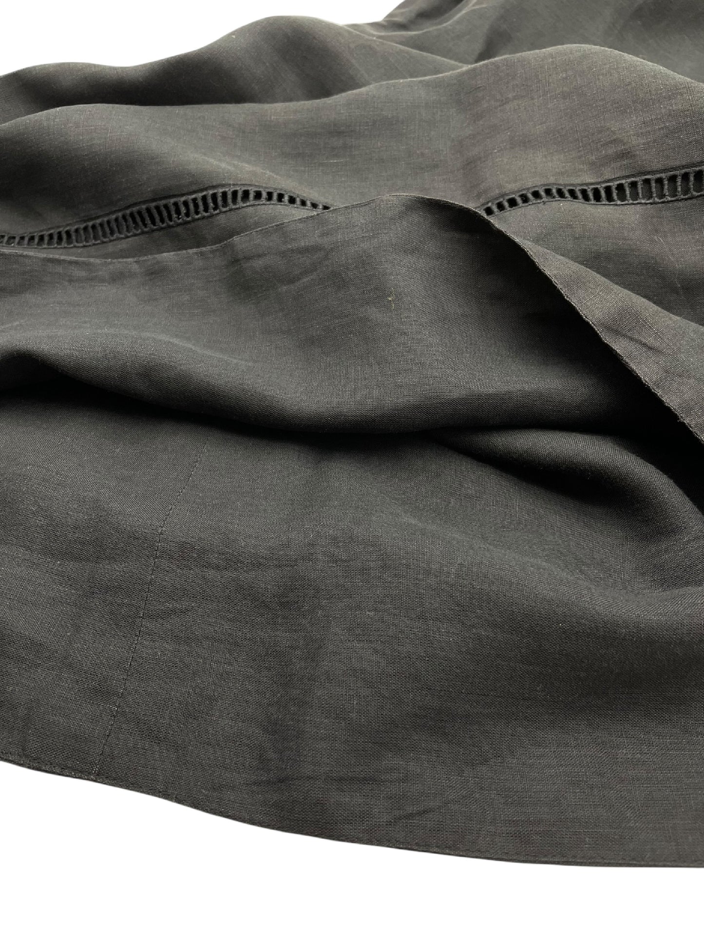 CELINE CELINE Dress, 100% Linen, Black, Made in France