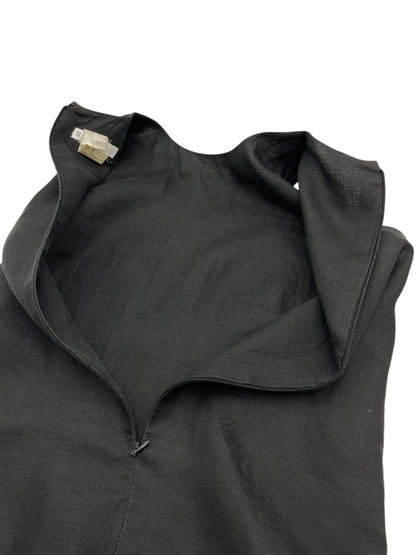 CELINE CELINE Dress, 100% Linen, Black, Made in France