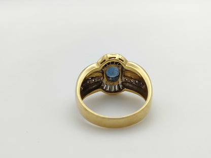 S1.37ct D0.41ct 750 7.2g Ring 