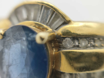 S1.37ct D0.41ct 750 7.2g Ring 