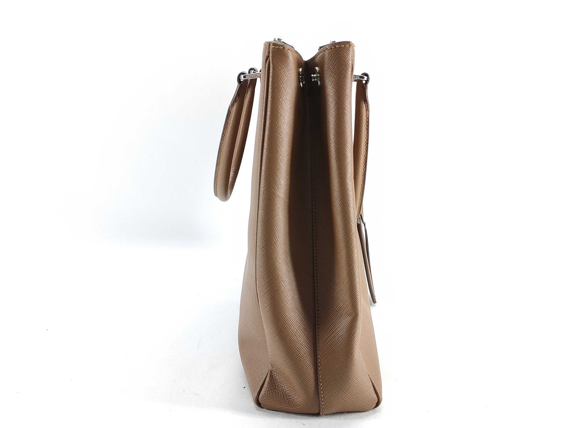 PRADA Galleria Business Bag, Brown