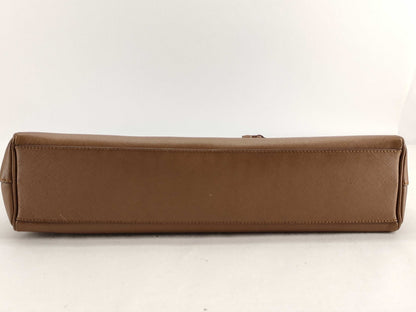 PRADA Galleria Business Bag, Brown