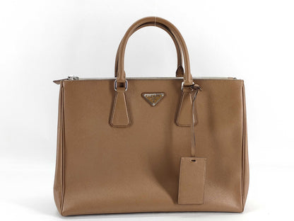 PRADA Galleria Business Bag, Brown