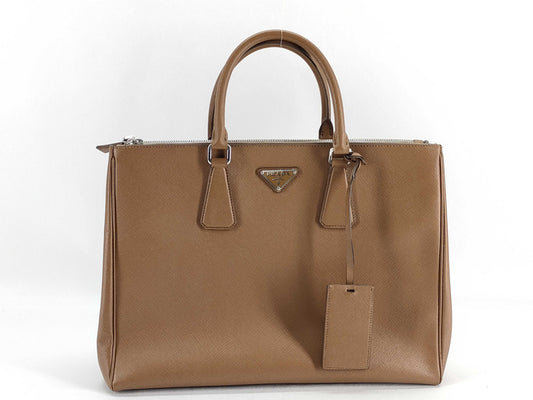 PRADA Galleria Business Bag, Brown