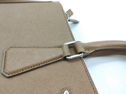 PRADA Galleria Business Bag, Brown