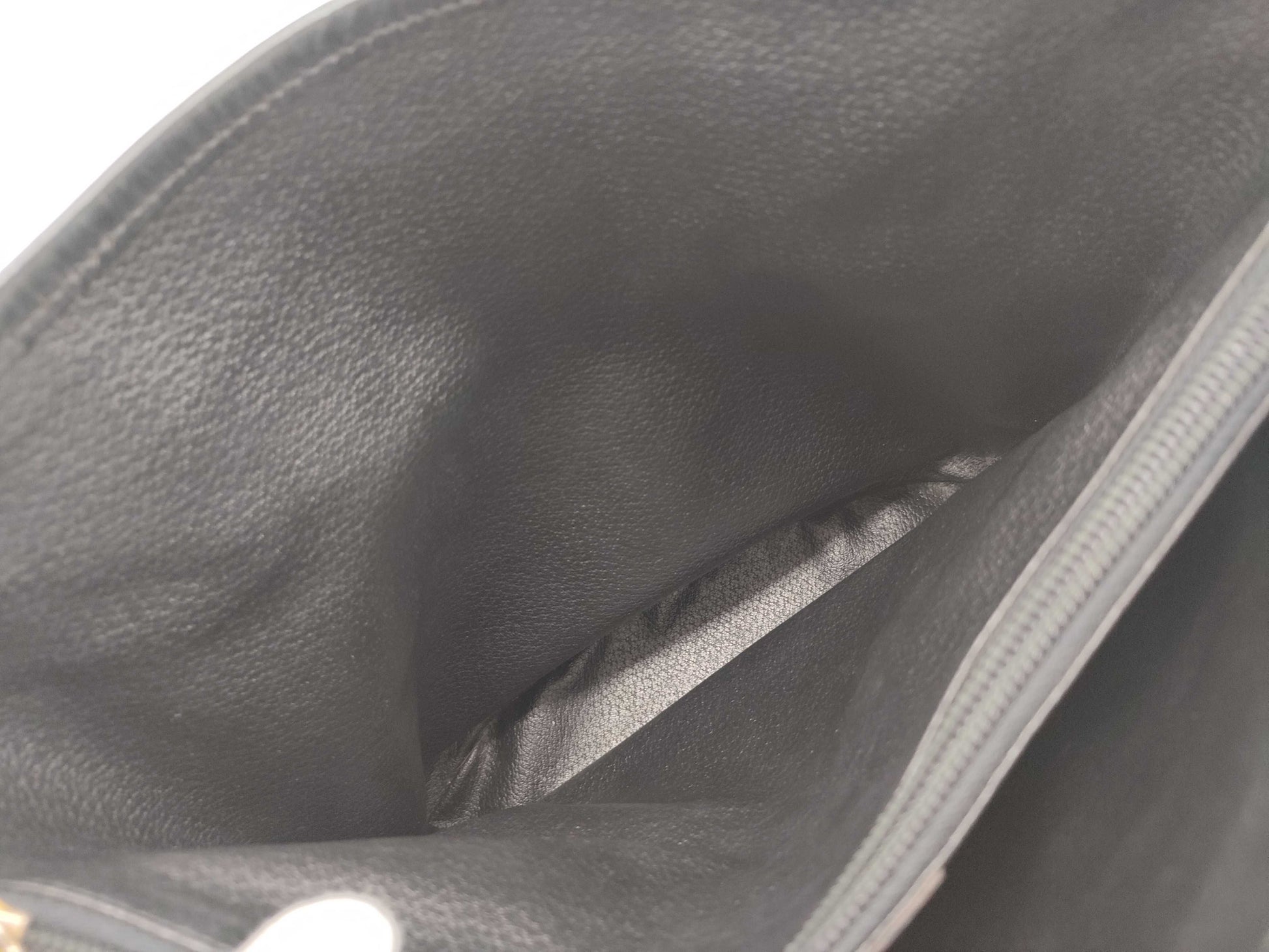 CELINE Black Macadam Bucket Tote Bag