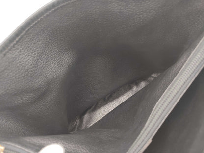 CELINE Black Macadam Bucket Tote Bag