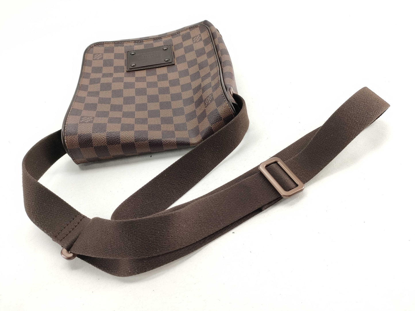 LOUIS VUITTON RFID Unverified SR4099 Damier Louis Vuitton Damier Brooklyn PM Shoulder Bag
