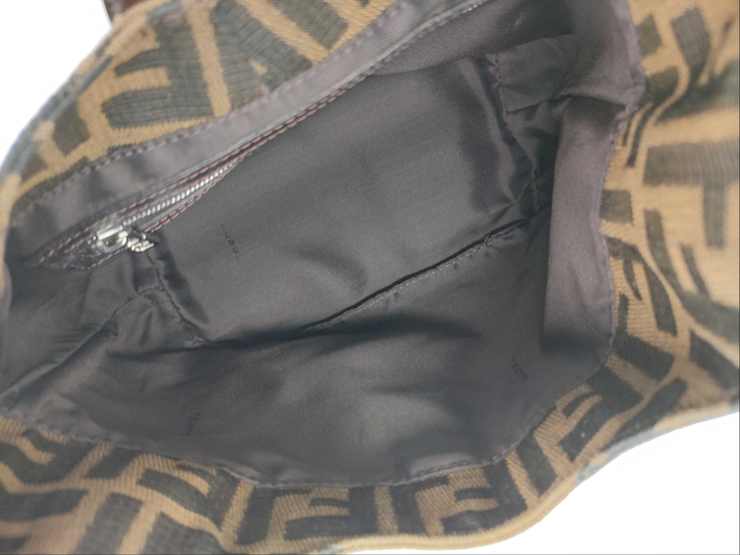 FENDI Zucca pattern Fendi Mamma Bucket Zucca FF hardware shoulder bag