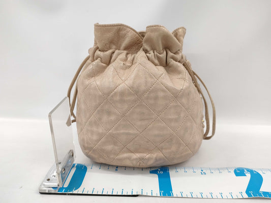 CHANEL CHANEL Drawstring Chain Shoulder Bag Coco Mark Matelasse Shoulder Bag