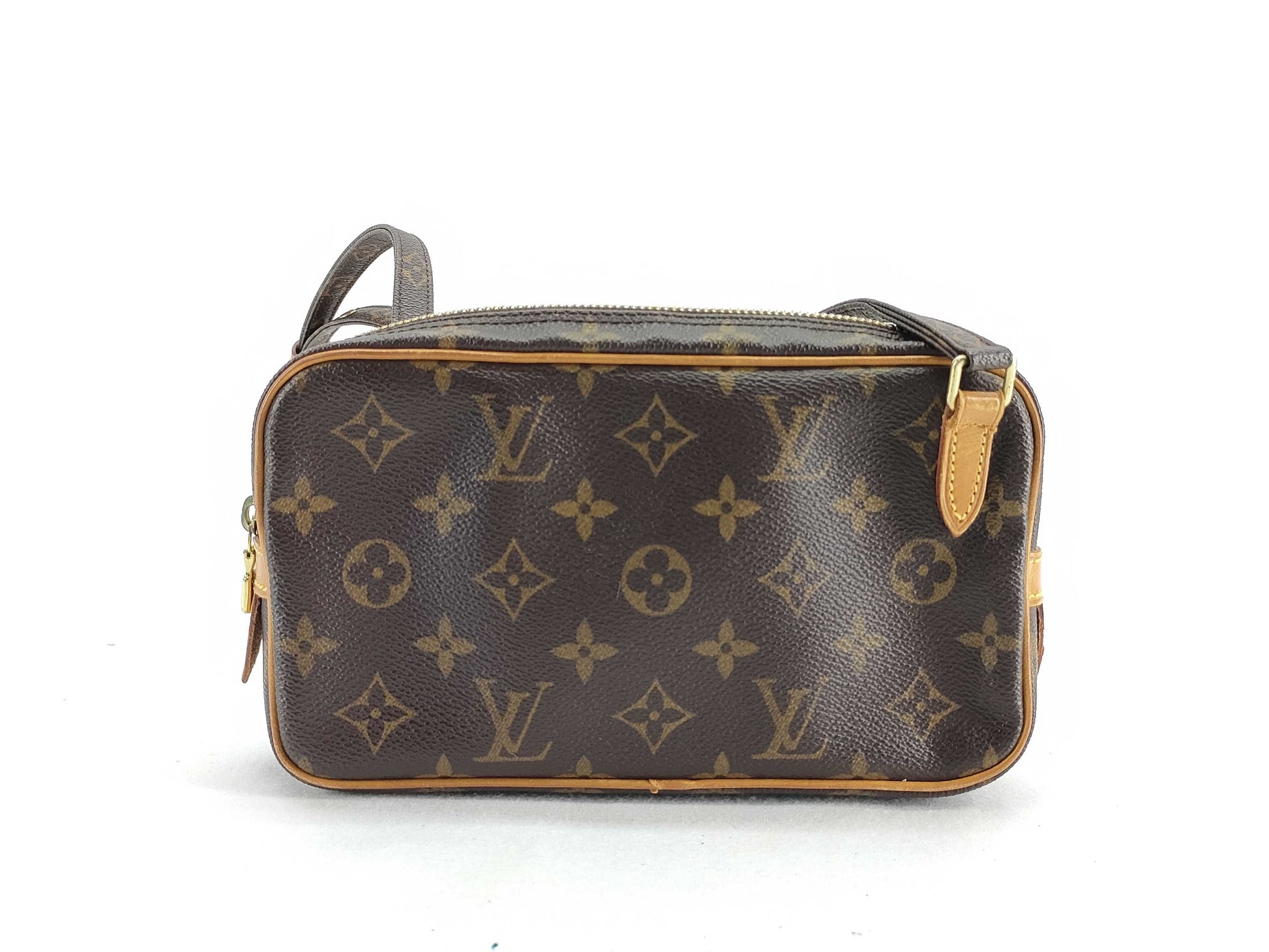 LOUIS VUITTON RFID Unverified MB0070 Monogram Louis Vuitton Monogram Marly Bandouliere Shoulder Bag