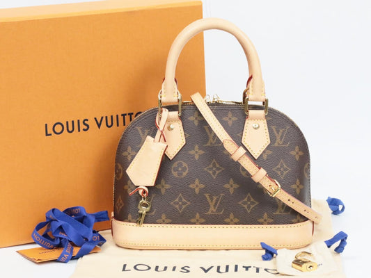LOUIS VUITTON Monogram Alma BB M53152 RFID Verified Shoulder Bag