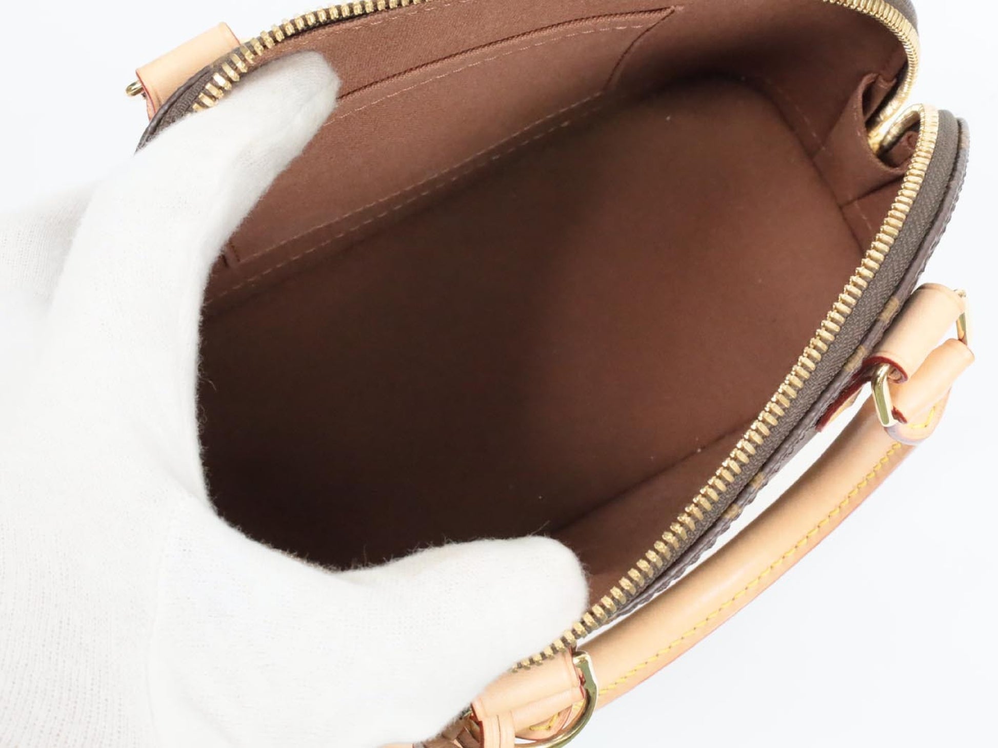 LOUIS VUITTON Monogram Alma BB M53152 RFID Verified Shoulder Bag