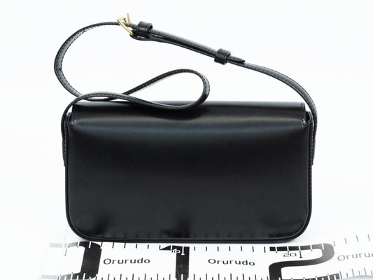 CELINE Triomphe Calfskin Shoulder Bag