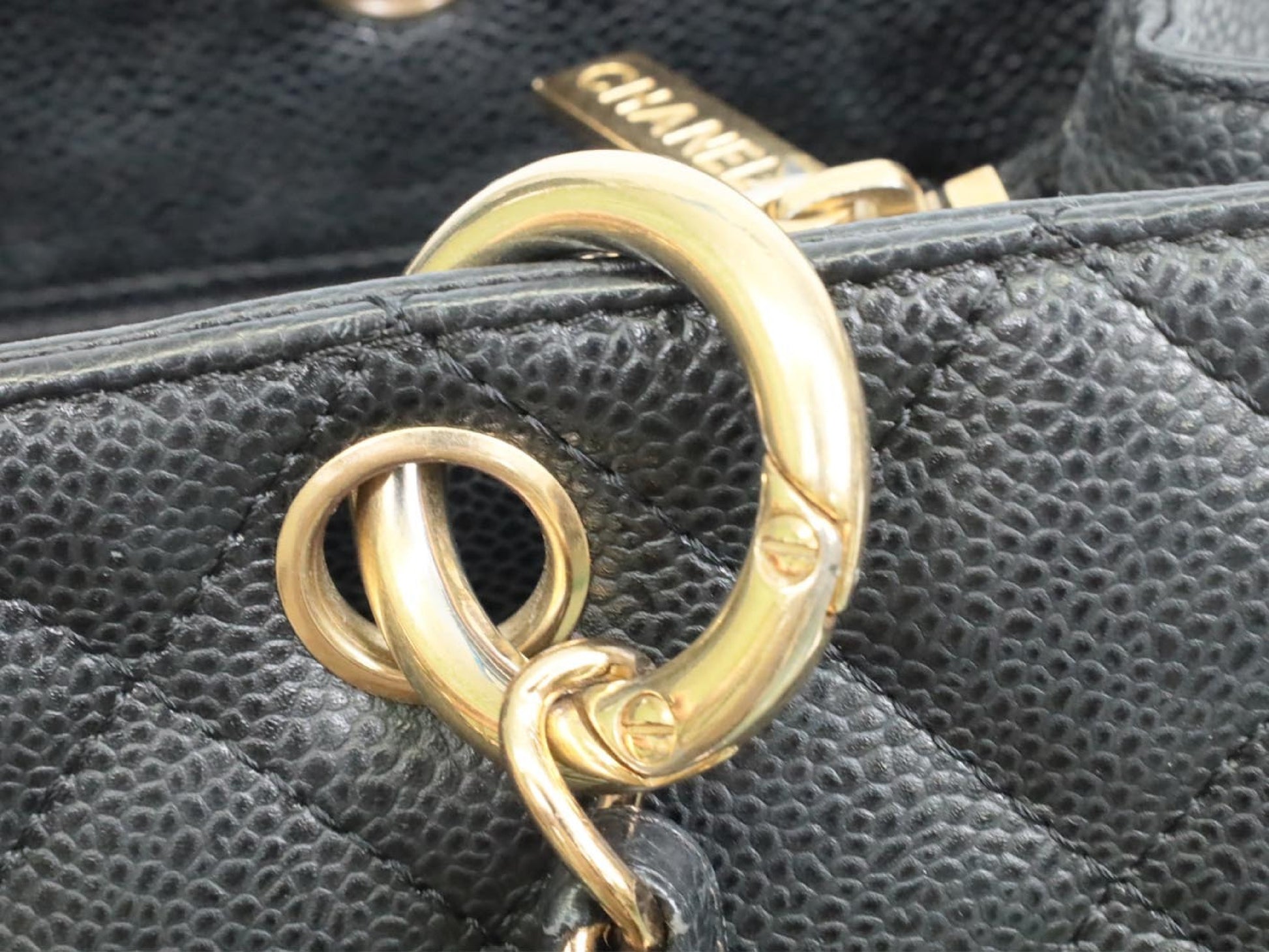 CHANEL Caviar Skin GST Caviar Skin Shoulder Bag