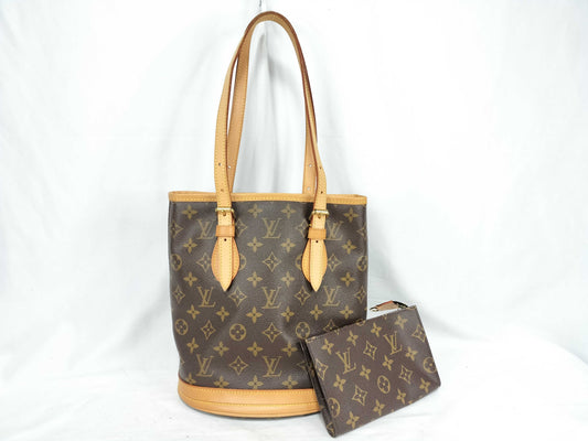 LOUIS VUITTON M42238 Monogram LV Monogram Bucket PM M42238 Shoulder Bag
