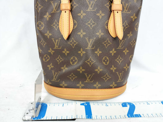 LOUIS VUITTON M42238 Monogram LV Monogram Bucket PM M42238 Shoulder Bag