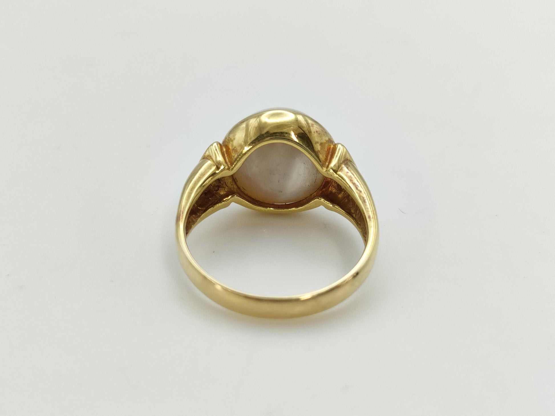 Mabe pearl diameter approximately 10.0-16.2mm D0.04ct K18 12.7g Other small items 