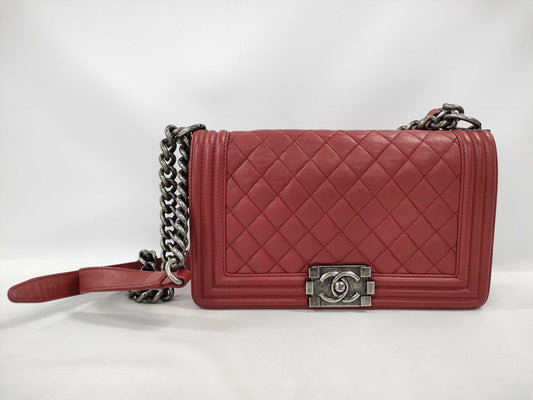 CHANEL Boy Chanel Matelasse Shoulder Bag