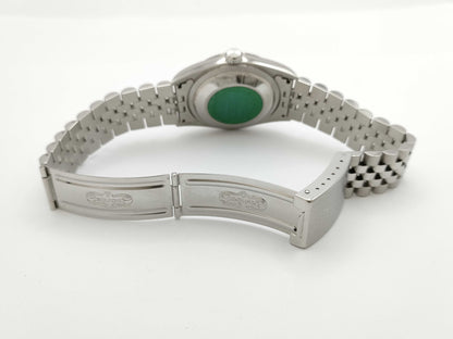 ROLEX 16234G Datejust Y215158 Silver Dial Boys' Watch