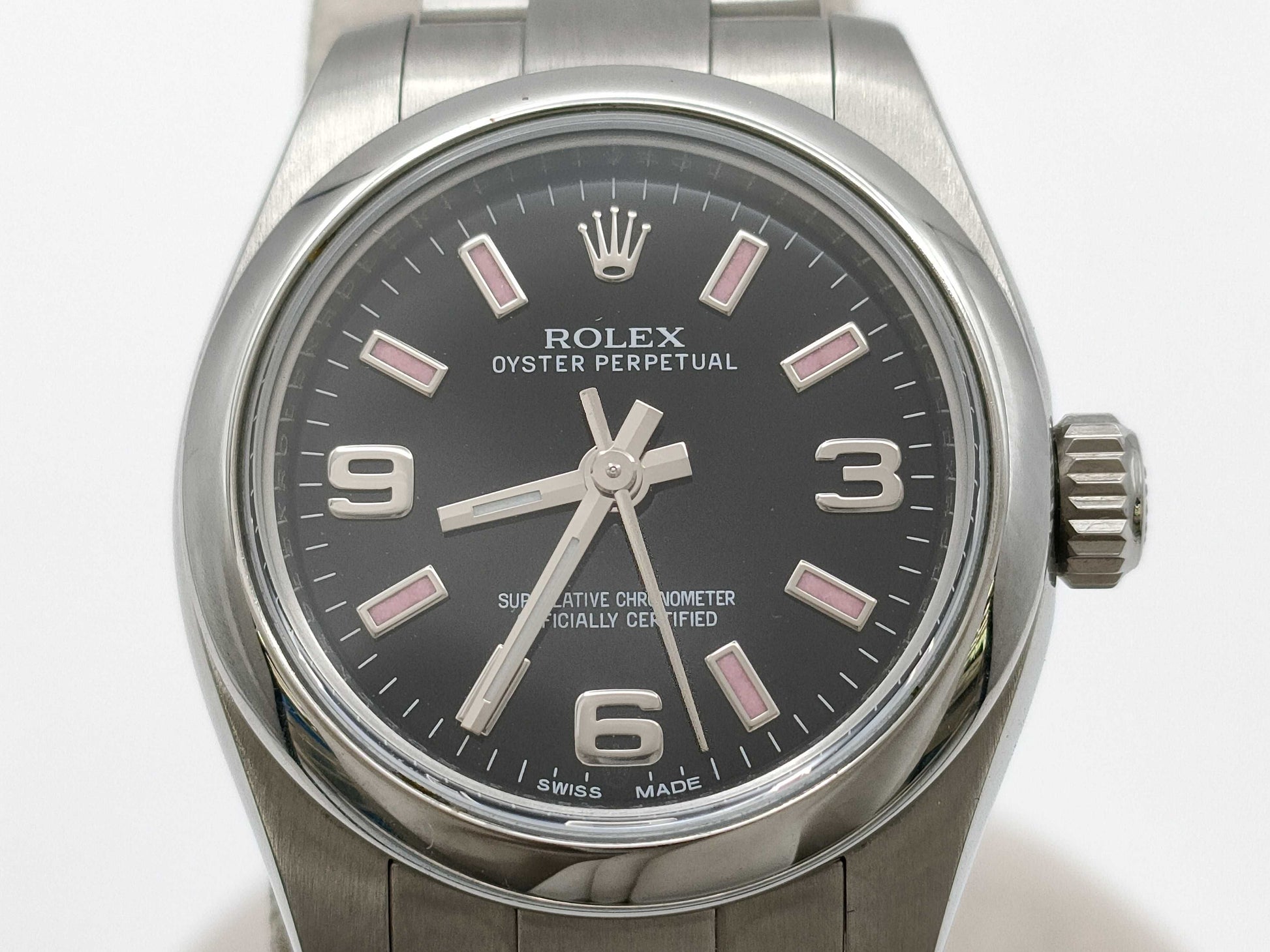 ROLEX 176200 706FV863 Black Dial Women's Watch