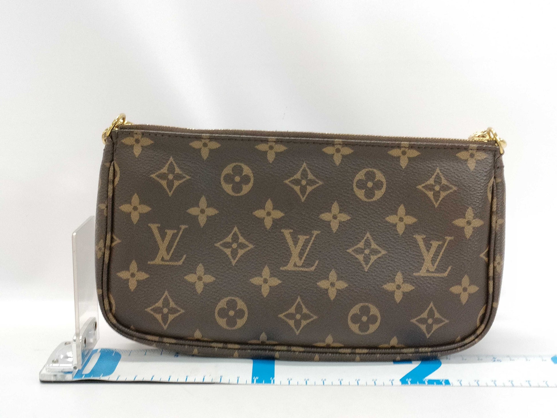 LOUIS VUITTON Monogram Multipochette Accessoires M44840 RFID Verified Shoulder Bag